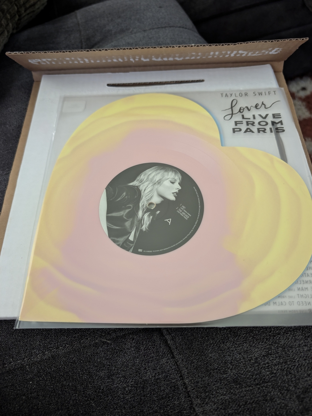 Taylor Swift Heart-Shaped Vinyl — New!